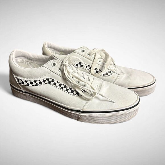 Vans Other - Size 8.5 - VANS Ward Checker Stripe - White